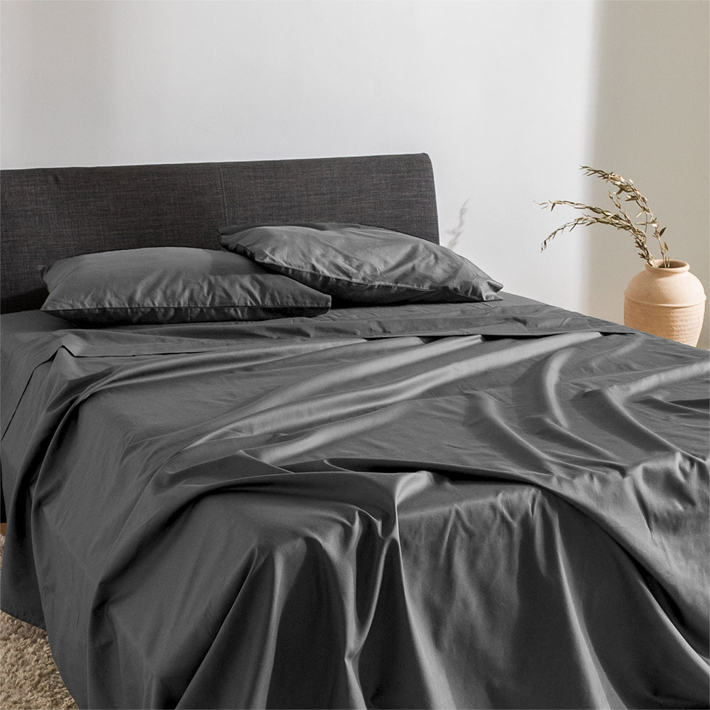 Fitted Sheet, CrispCool Cotton Final Sale, Cooling Comfort for Everyday Bedding, Bedroom Layering and Guest Beds, 4 Sizes and 5 Colors image 9