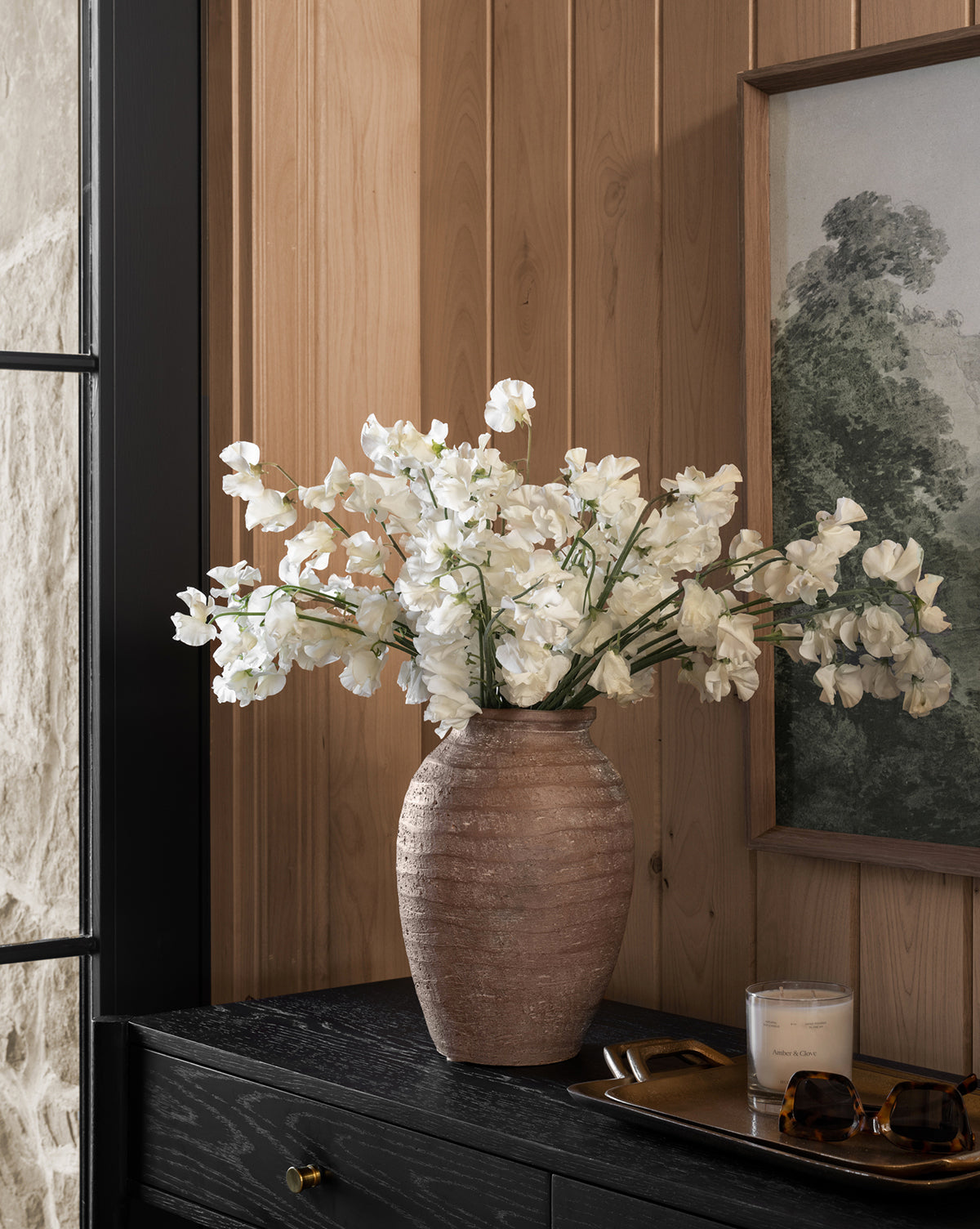 Decorative Vase, Queta Terracotta for Tabletop Arrangements and Home Decor, Designed for Flowers, Shelves and Living Spaces image 1