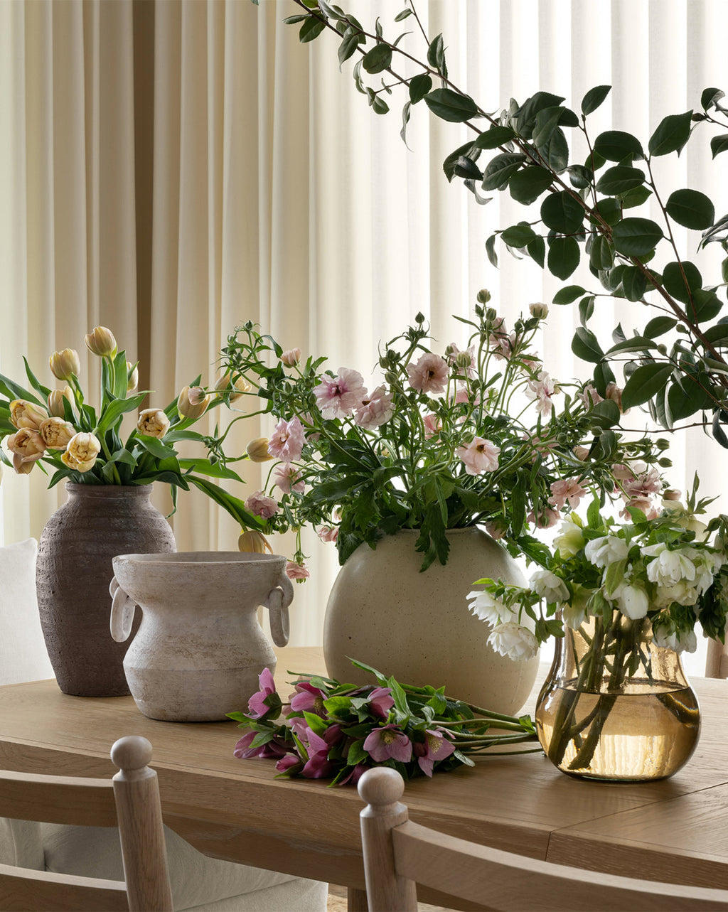 Decorative Vase, Arnette Terracotta for Flowers, Shelves and Living Spaces, Designed for Tabletop Arrangements and Home Decor image 4