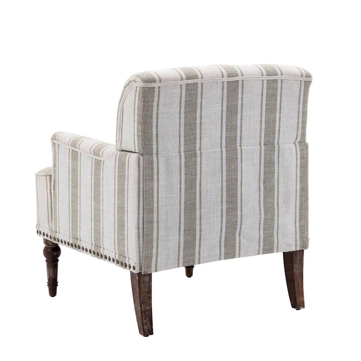 Upholstered Armchair, Pure Linen Upholstery, High-Density Foam for Bedroom Seating, Living Rooms and Home Study Spaces, 13 Color Options image 32