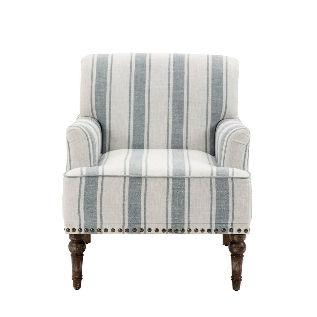 Upholstered Armchair, Pure Linen Upholstery, High-Density Foam for Bedroom Seating, Living Rooms and Home Study Spaces, 13 Color Options image 23