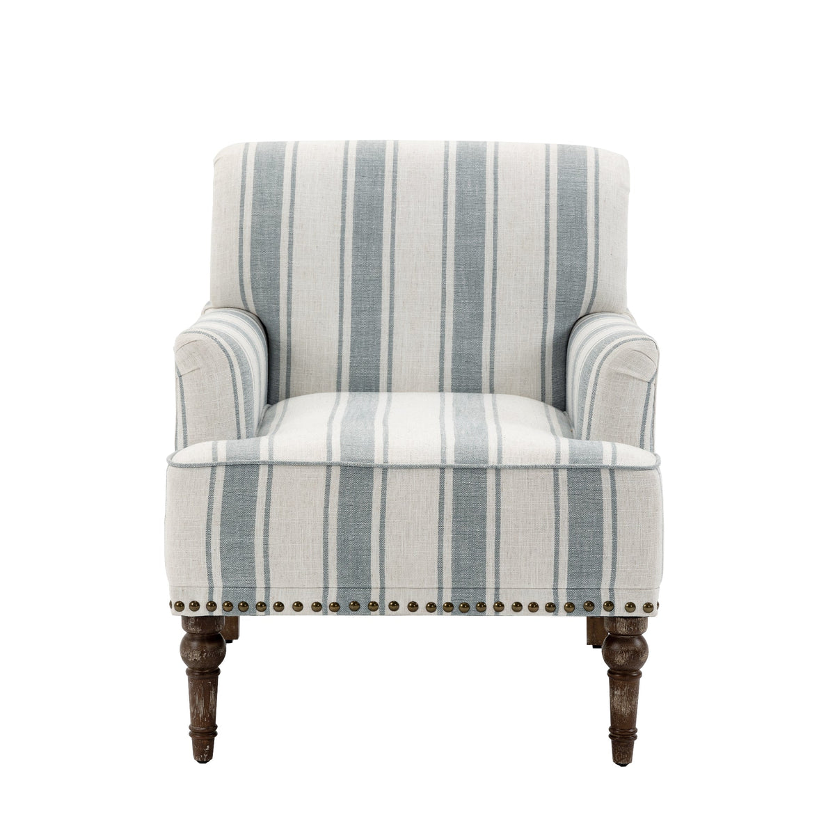 Upholstered Armchair, Pure Linen Upholstery, High-Density Foam for Bedroom Seating, Living Rooms and Home Study Spaces, 13 Color Options image 23