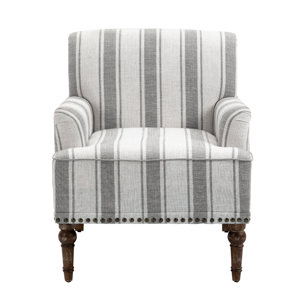 Upholstered Armchair, Pure Linen Upholstery, High-Density Foam for Bedroom Seating, Living Rooms and Home Study Spaces, 13 Color Options image 9