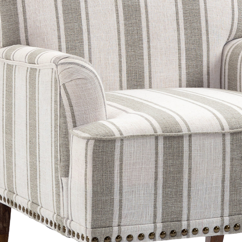 Upholstered Armchair, Pure Linen Upholstery, High-Density Foam for Bedroom Seating, Living Rooms and Home Study Spaces, 13 Color Options image 33