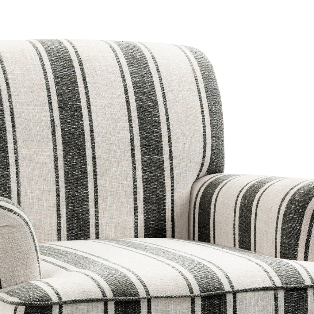Upholstered Armchair, Pure Linen Upholstery, High-Density Foam for Bedroom Seating, Living Rooms and Home Study Spaces, 13 Color Options image 19