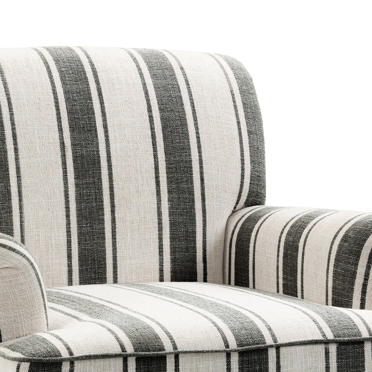 Upholstered Armchair, Pure Linen Upholstery, High-Density Foam for Bedroom Seating, Living Rooms and Home Study Spaces, 13 Color Options image 19