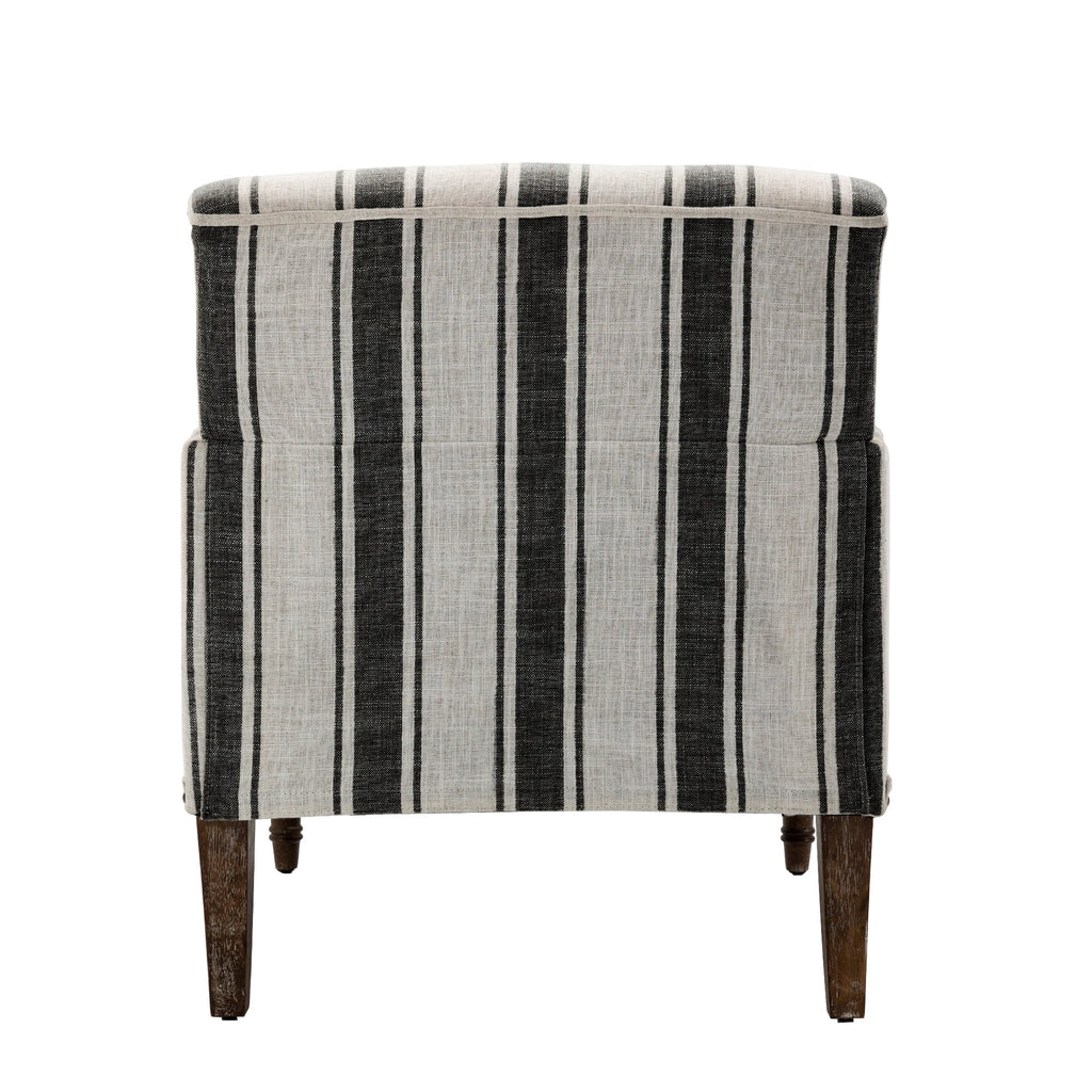 Upholstered Armchair, Pure Linen Upholstery, High-Density Foam for Bedroom Seating, Living Rooms and Home Study Spaces, 13 Color Options image 20
