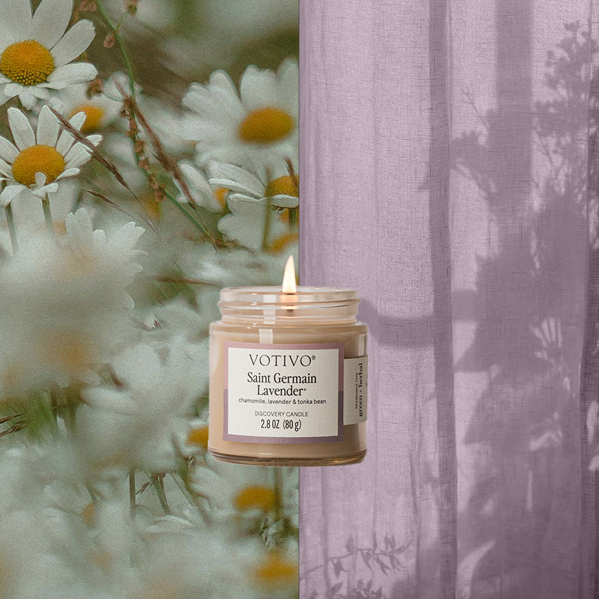 Decorative Candle, Saint Germain Lavender Discovery for Living Rooms, Bedrooms and Relaxing Evenings image 2