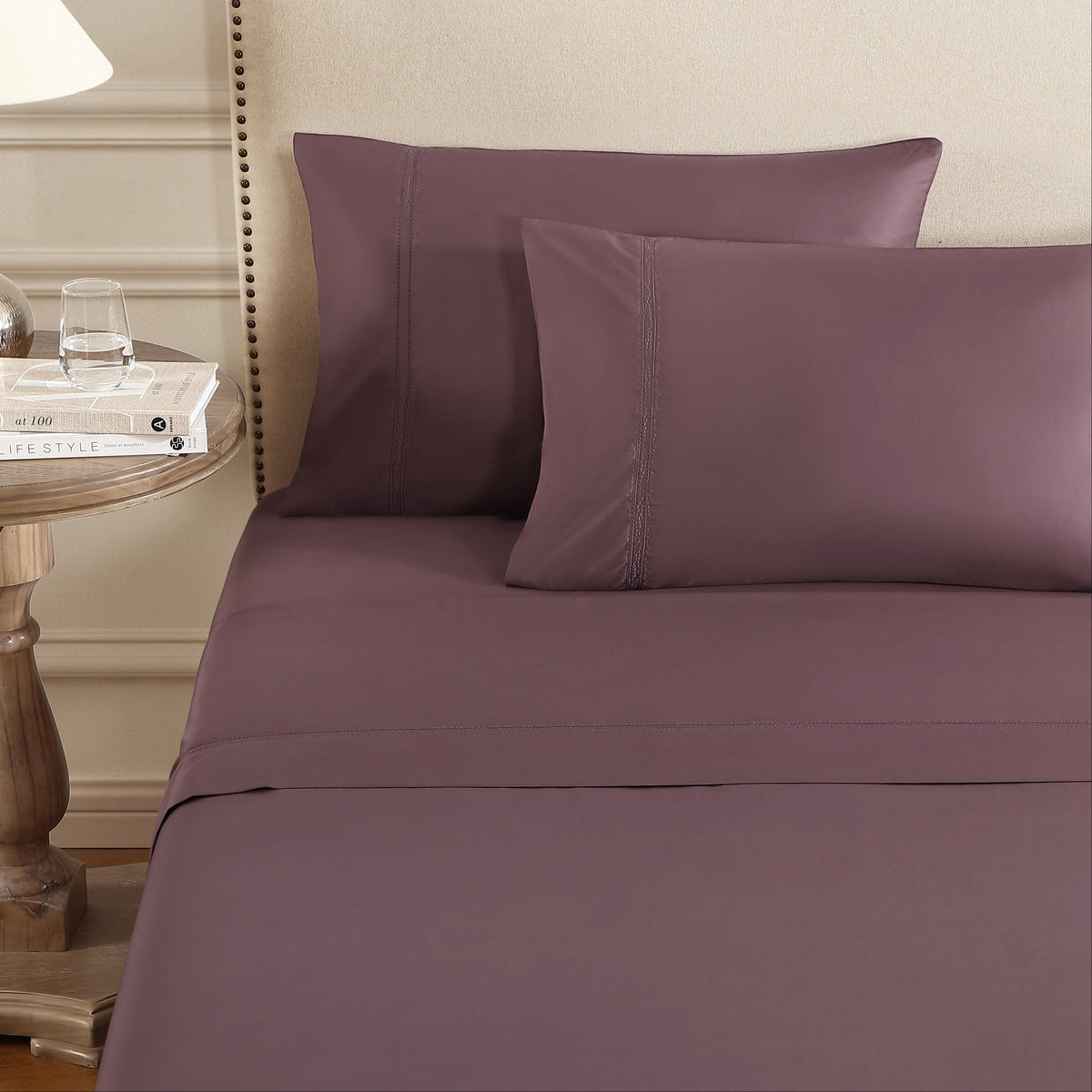 Bed Sheet Set, Yalda, Cooling Comfort, Breathable Construction for Master Bedrooms, Guest Beds and Daily Use, 7 Sizes and 11 Colors image 1
