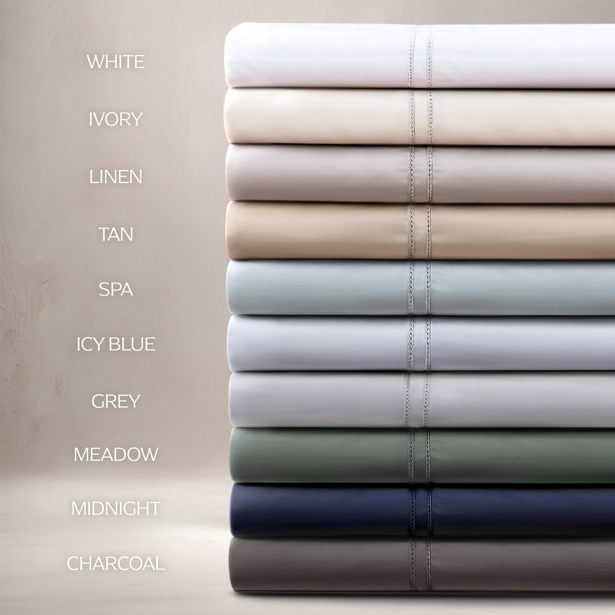 Bed Sheet Set, Yalda, Cooling Comfort, Breathable Construction for Master Bedrooms, Guest Beds and Daily Use, 7 Sizes and 11 Colors image 32