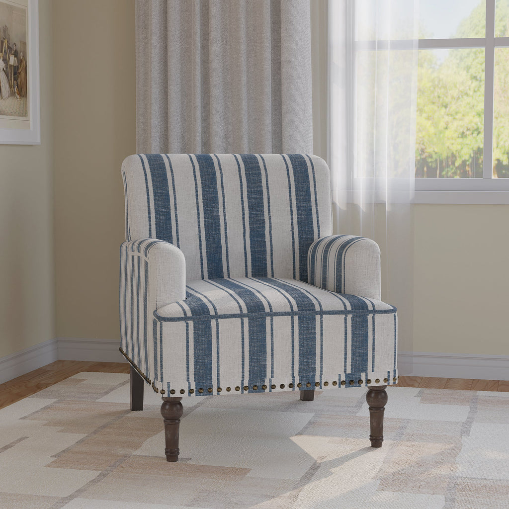 Upholstered Armchair, Pure Linen Upholstery, High-Density Foam for Bedroom Seating, Living Rooms and Home Study Spaces, 13 Color Options image 41