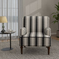 Upholstered Armchair, Pure Linen Upholstery, High-Density Foam for Bedroom Seating, Living Rooms and Home Study Spaces, 13 Color Options image 12