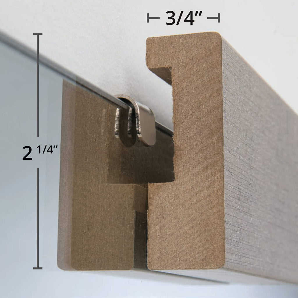 Mirror Frame Kit, Cherokee Espresso Walnut, MDF Construction for Existing Wall-Mounted Mirrors and Bathroom Refreshes, 12 Size Options image 6