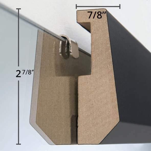 Mirror Frame Kit, Soho Matte Black, MDF Construction for Existing Wall-Mounted Mirrors and Bathroom Refreshes, 12 Size Options image 7