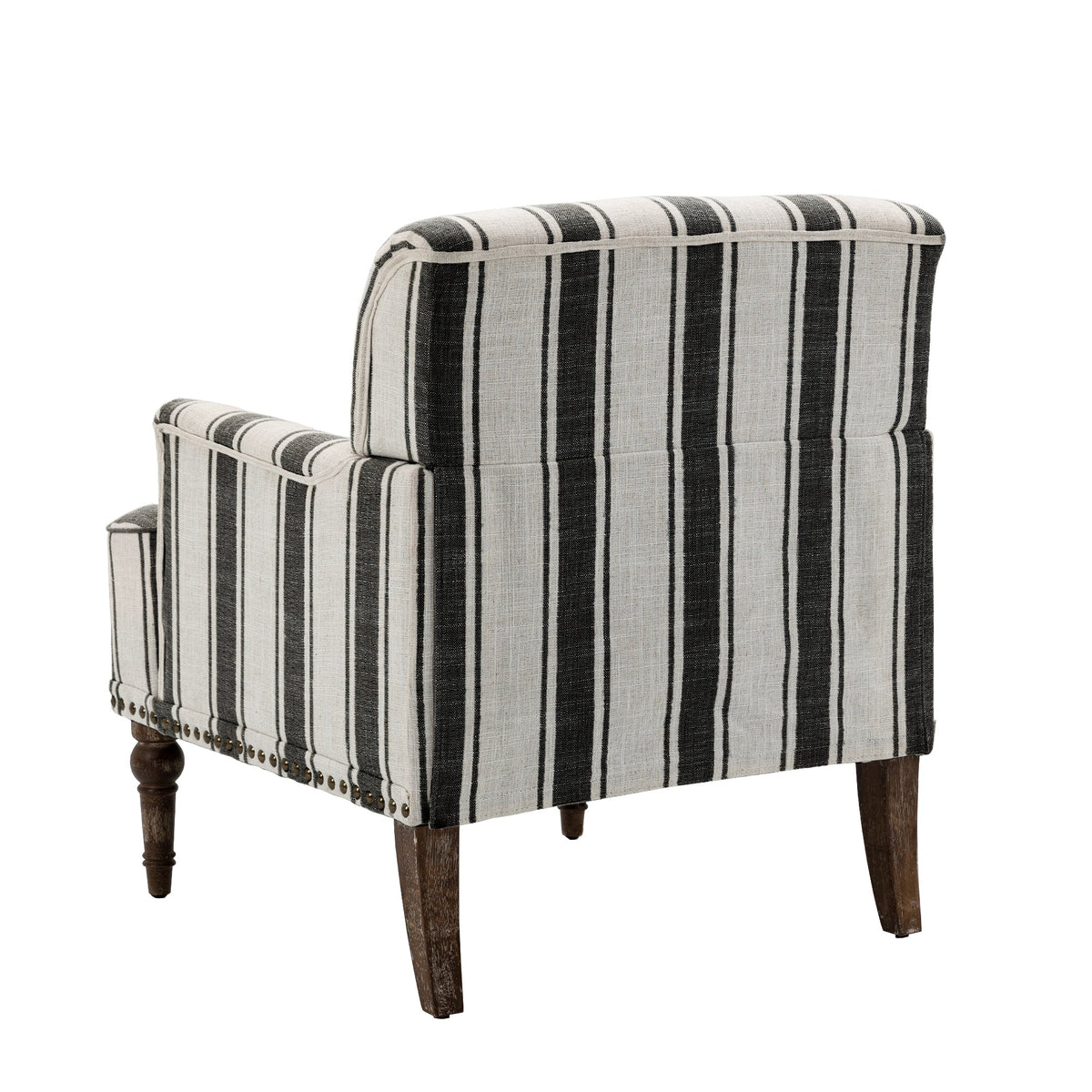 Upholstered Armchair, Pure Linen Upholstery, High-Density Foam for Bedroom Seating, Living Rooms and Home Study Spaces, 13 Color Options image 15