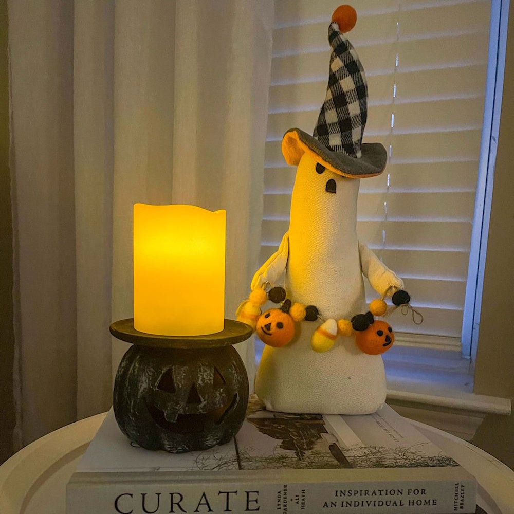 Pillar Candle Holder, Halloween for Home Candle Displays and Table Centerpieces, Designed for Tabletop Candle Displays and Home Decorating image 5