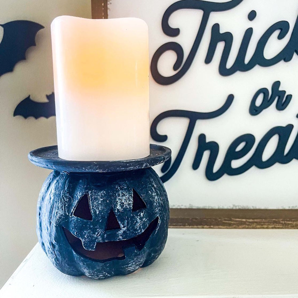 Pillar Candle Holder, Halloween for Home Candle Displays and Table Centerpieces, Designed for Tabletop Candle Displays and Home Decorating image 4