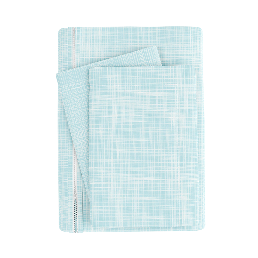 Duvet Cover Set, Thatch Pattern 3 Piece for Guest Rooms and Everyday Bedroom Styling, 3 Sizes and 4 Colors image 24
