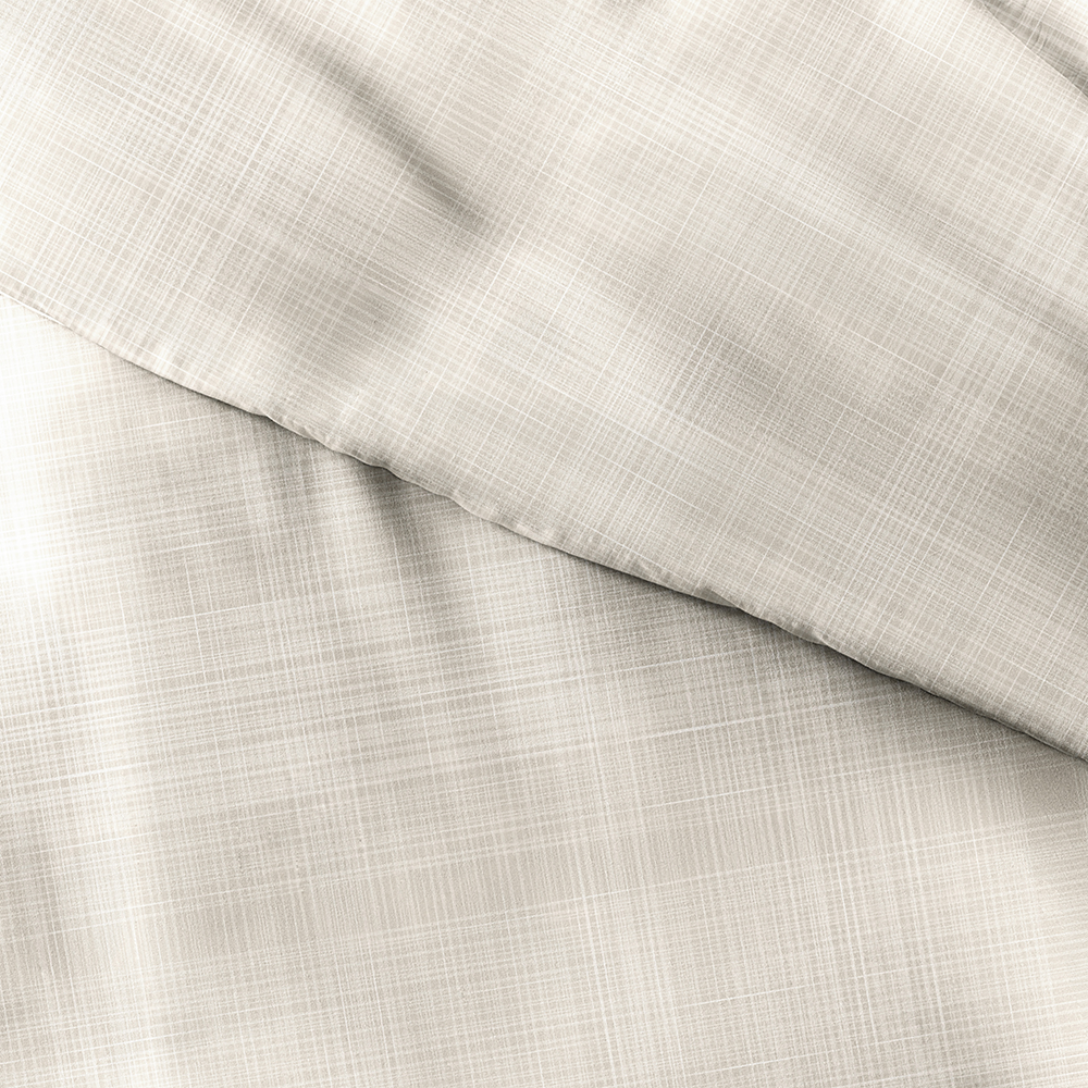 Duvet Cover Set, Thatch Pattern 3 Piece for Guest Rooms and Everyday Bedroom Styling, 3 Sizes and 4 Colors image 25