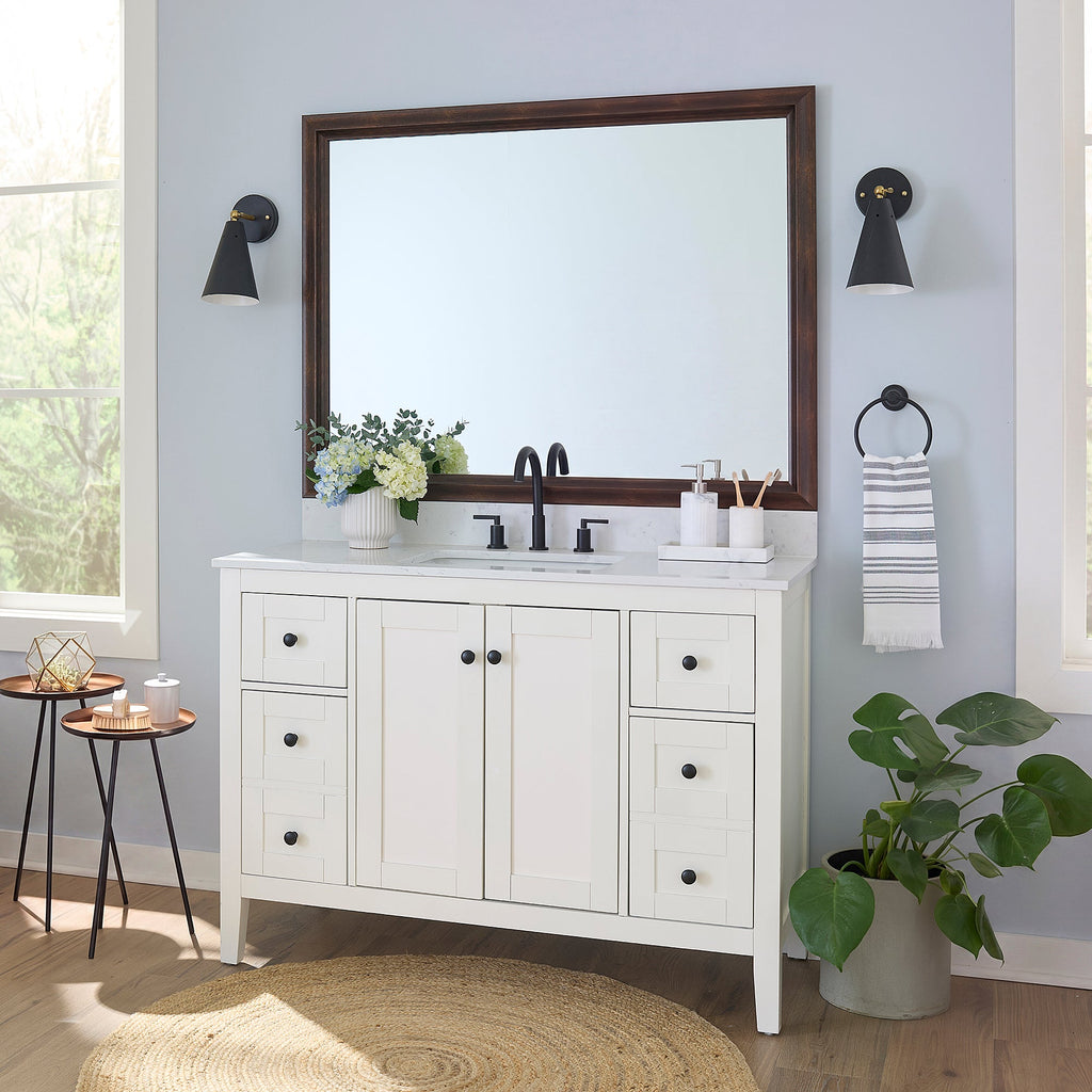 Mirror Frame Kit, Chelsea Brushed Bronze, MDF Construction for Bathroom Vanity Mirrors and Home Mirror Framing, 12 Size Options image 4