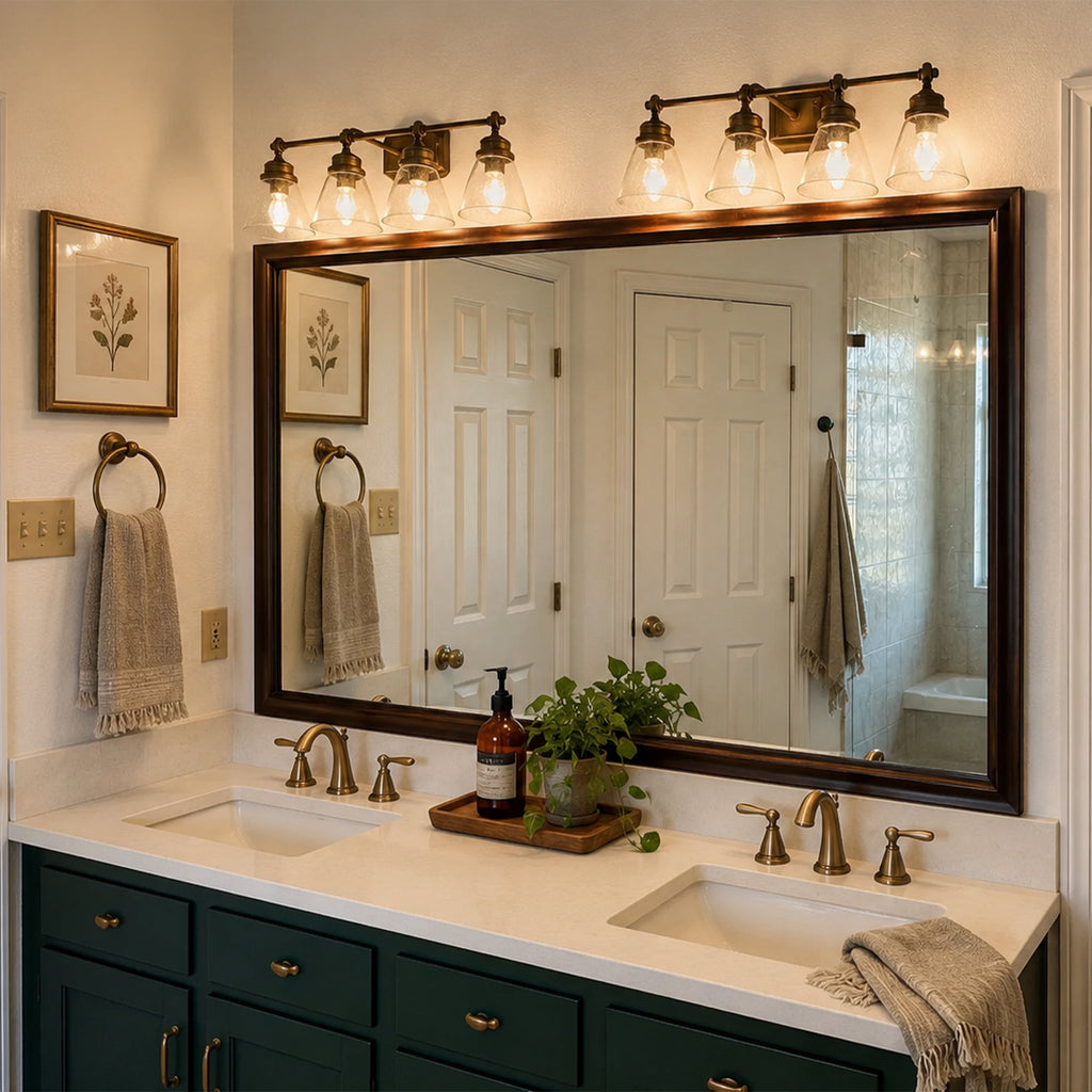 Mirror Frame Kit, Chelsea Brushed Bronze, MDF Construction for Bathroom Vanity Mirrors and Home Mirror Framing, 12 Size Options image 3