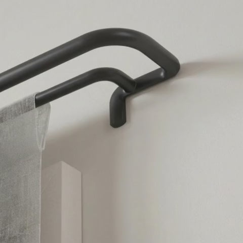 Window Curtain, Twilight Double Blackout Rod for Windows, Room Styling and Everyday Privacy, 2 Sizes and 2 Colors video 12