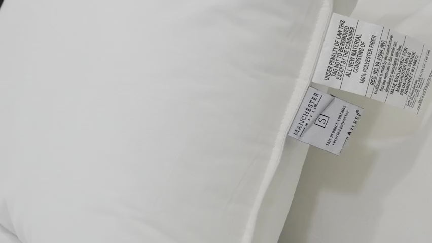 Bed Pillow, Envirosleep Dream Surrender Polyester Medium, Hypoallergenic Comfort for Everyday Sleep and Guest Room Bedding, 4 Size Options video 11