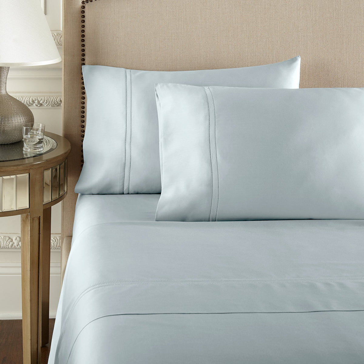 Bed Sheet Set, Yalda, Cooling Comfort, Breathable Construction for Master Bedrooms, Guest Beds and Daily Use, 7 Sizes and 11 Colors image 36