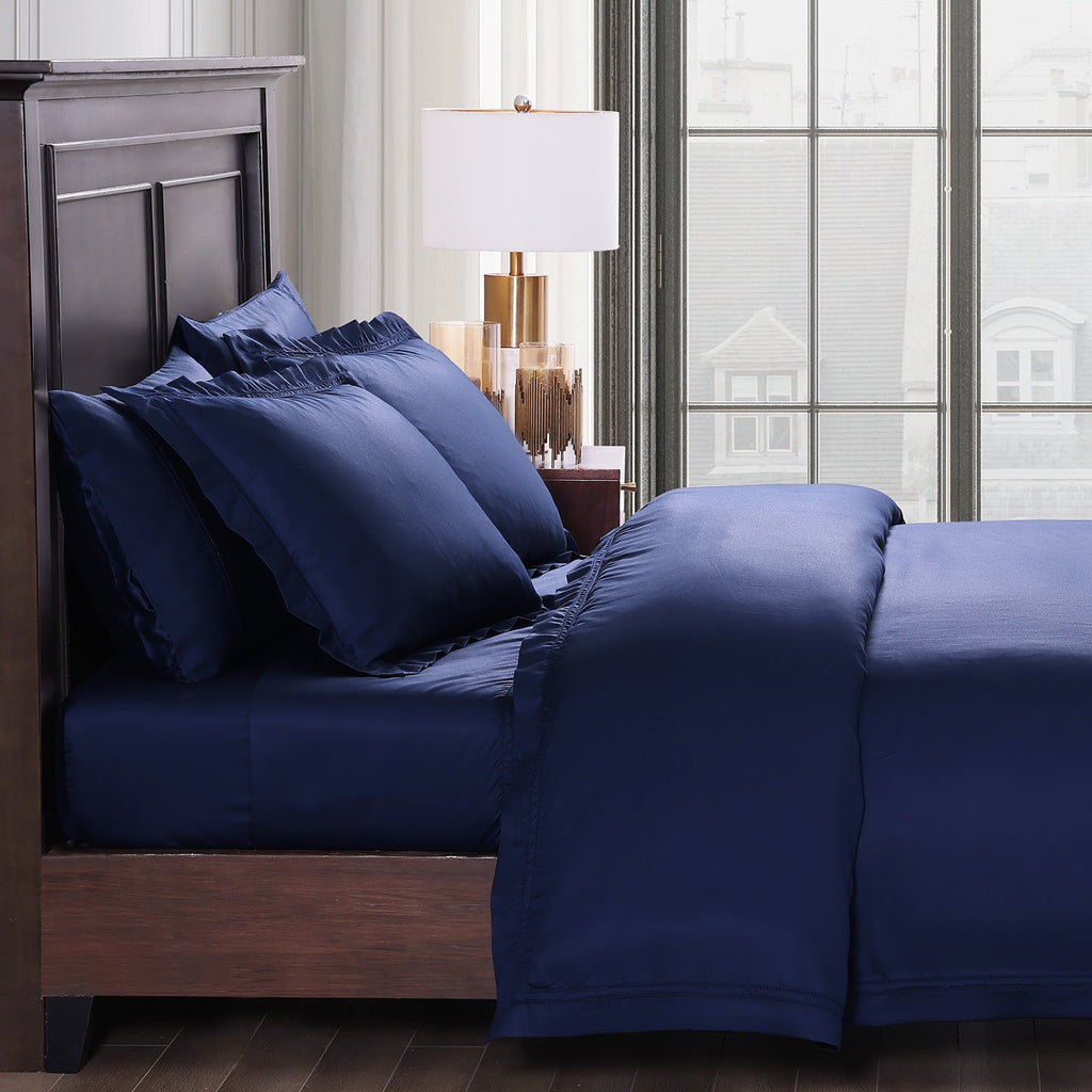 Bed Sheet Set, Yalda, Cooling Comfort, Breathable Construction for Master Bedrooms, Guest Beds and Daily Use, 7 Sizes and 11 Colors image 82